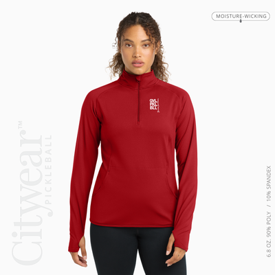 Women's Stretch Quarter-Zip Pullover-GVL