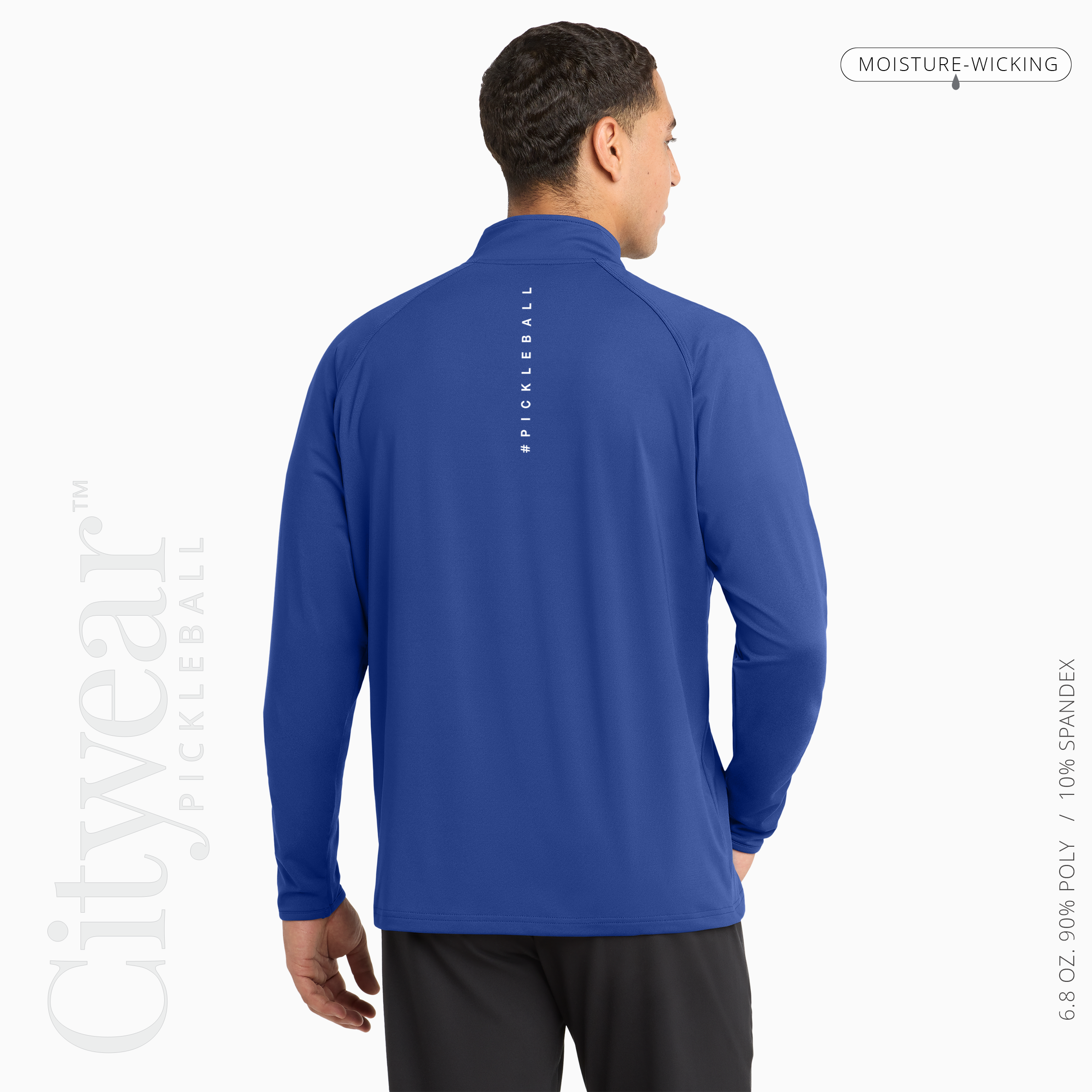 Men's Stretch Quarter-Zip Pullover-GVL