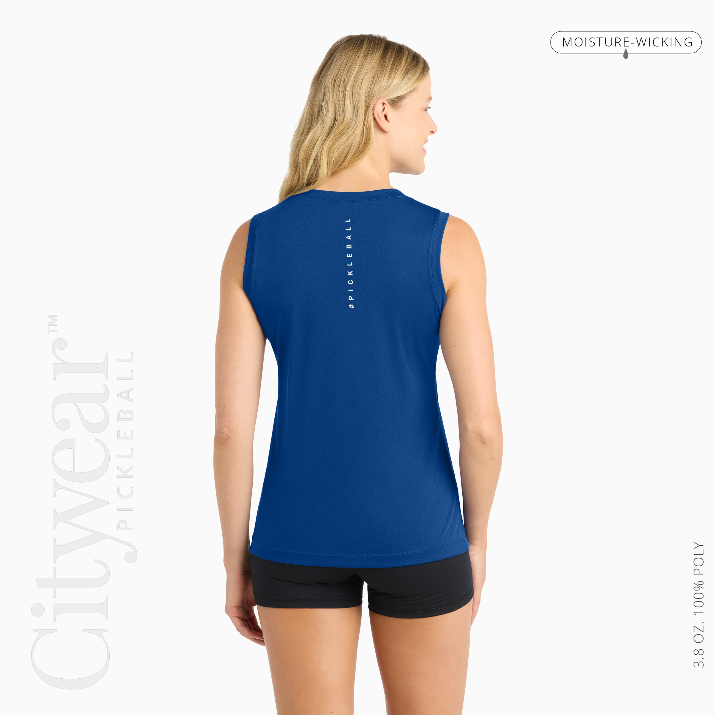 Women's V-Neck Sleeveless T-Shirt-GVL