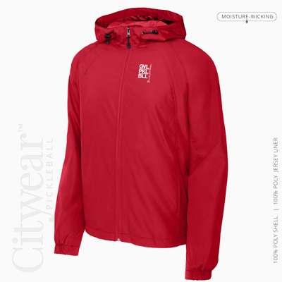 Men's Hooded Raglan Jacket-GVL