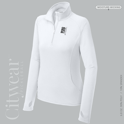 Women's Stretch Quarter-Zip Pullover-GVL