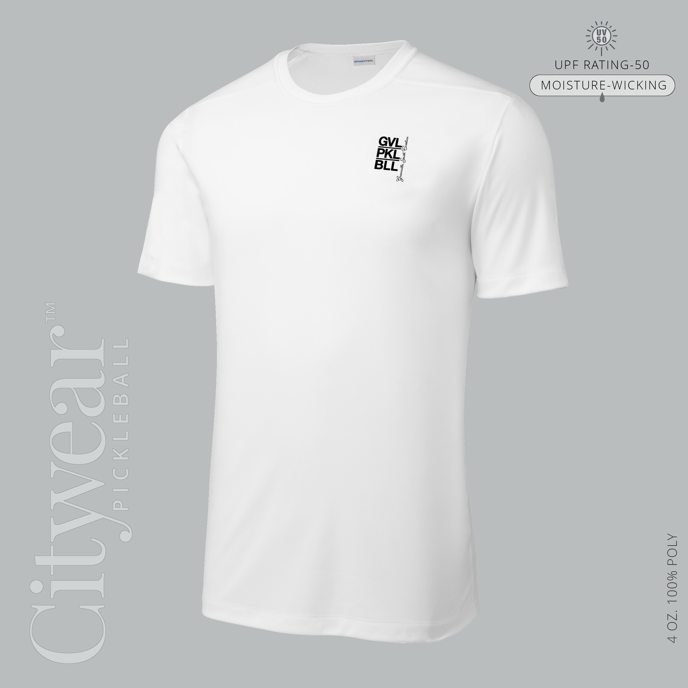 Men's UV Crewneck (Medallion) T-Shirt-GVL