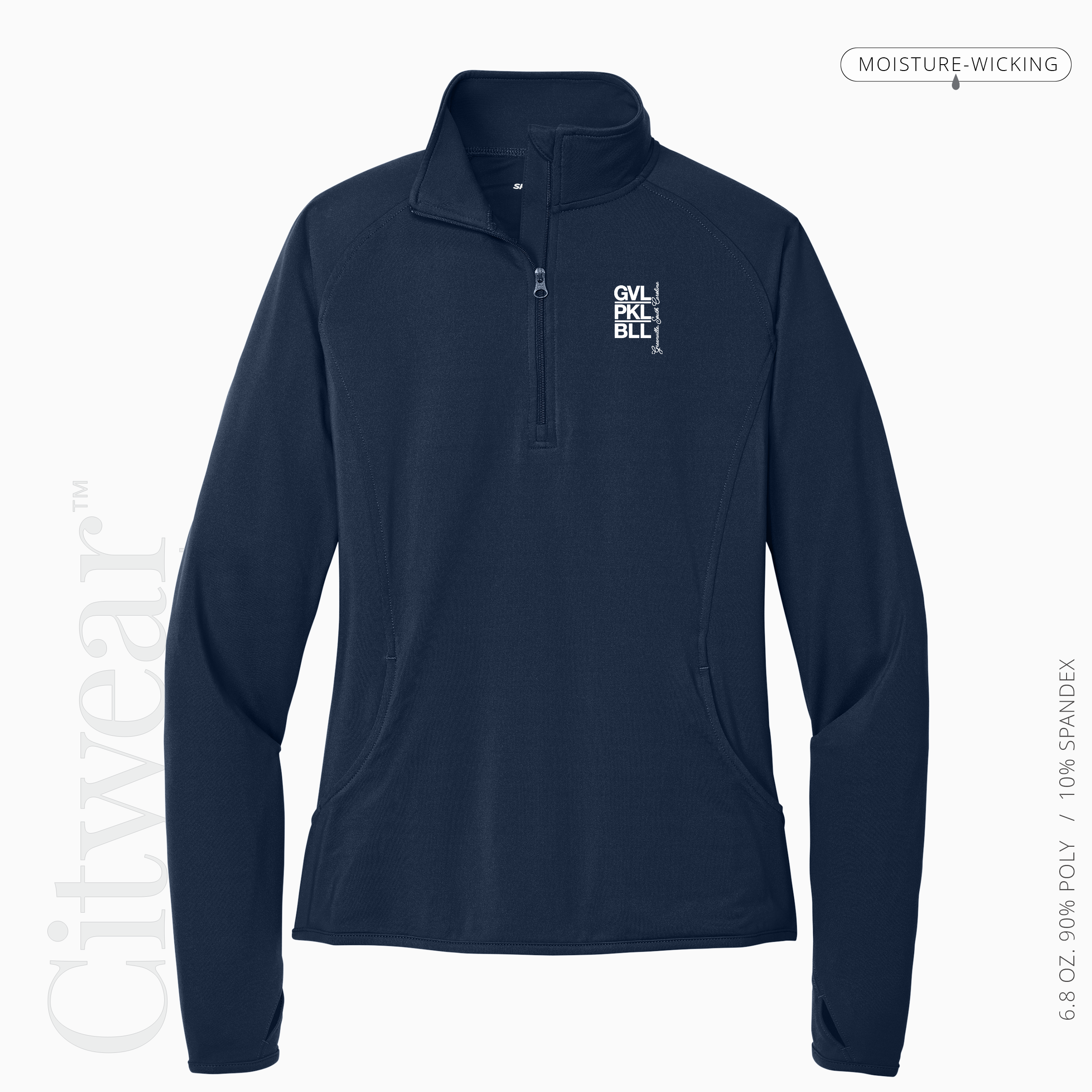 Women's Stretch Quarter-Zip Pullover-GVL
