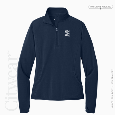 Women's Stretch Quarter-Zip Pullover-GVL