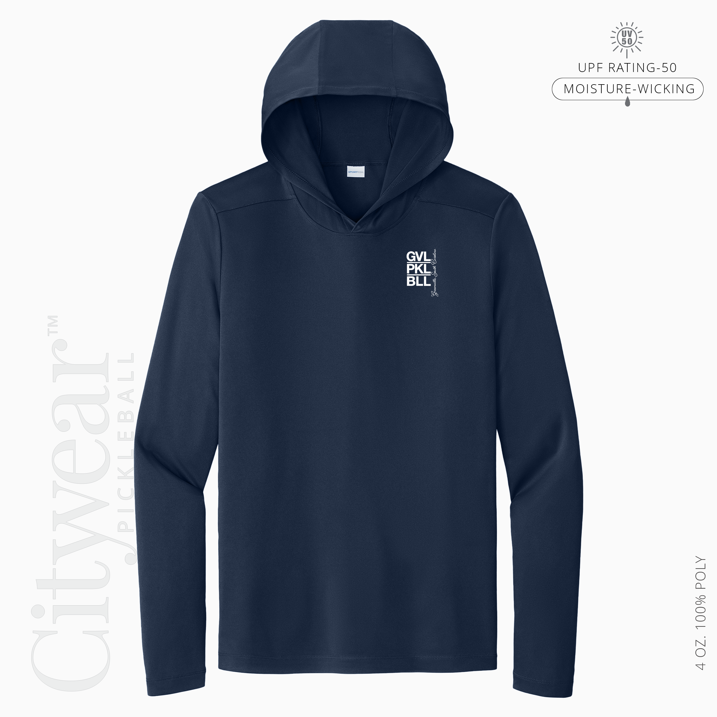 Men's UV Long Sleeve (Medallion) Hoodie-GVL