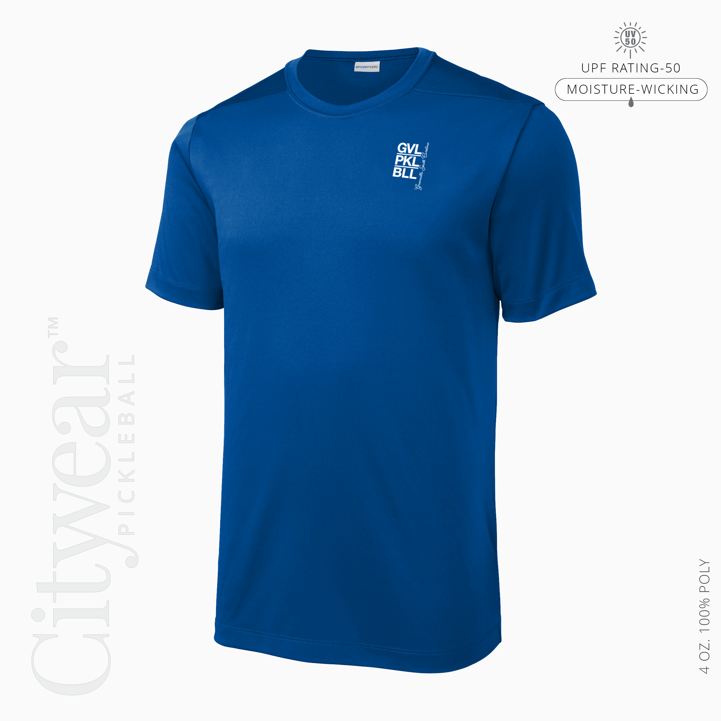 Men's UV Crewneck (Medallion) T-Shirt-GVL