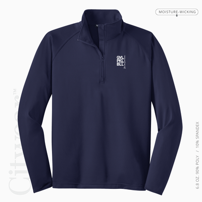Men's Stretch Quarter-Zip Pullover-GVL