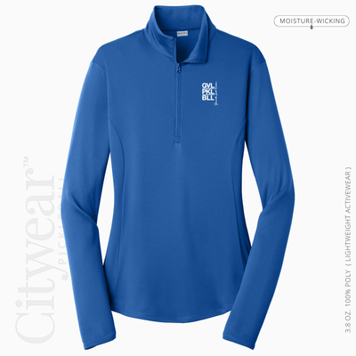 Women's Quarter-Zip Pullover-GVL