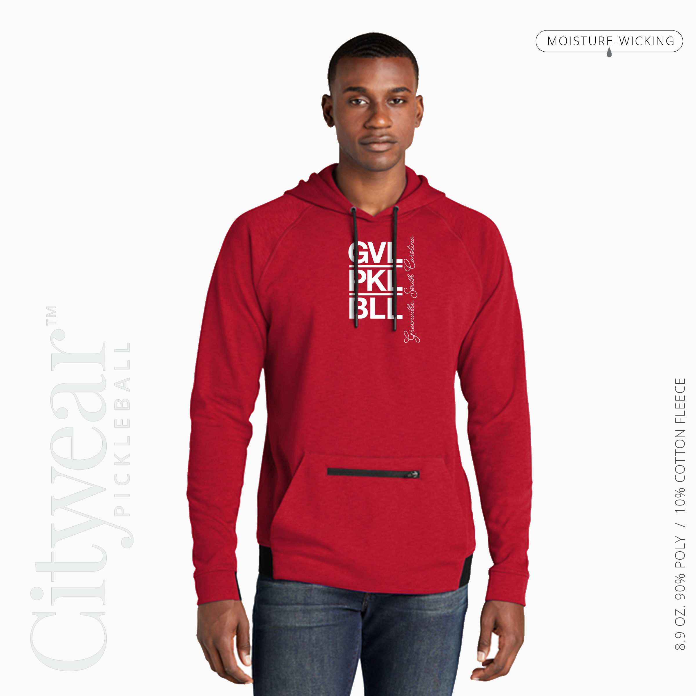 Men's Strive Hooded Pullover-GVL