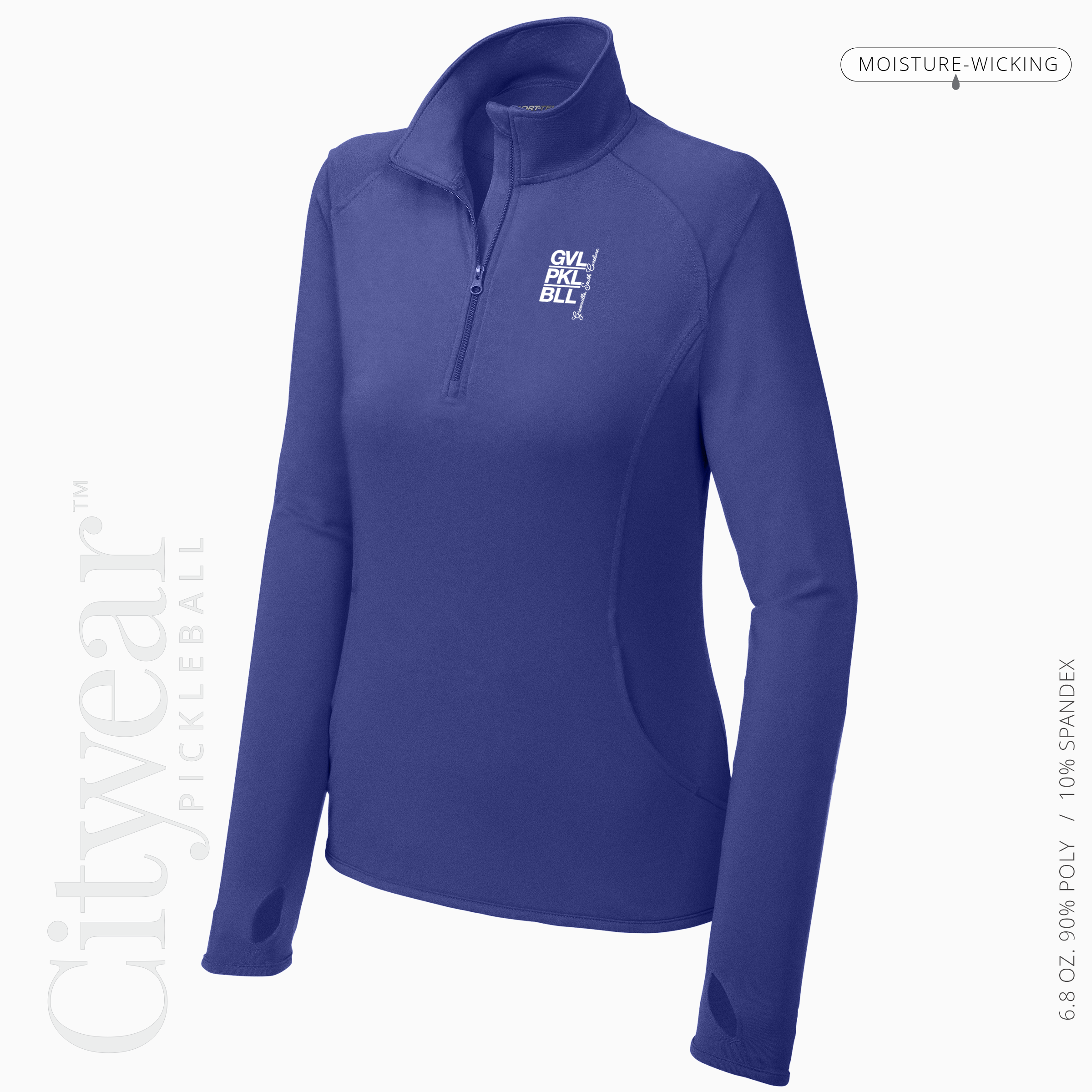 Women's Stretch Quarter-Zip Pullover-GVL