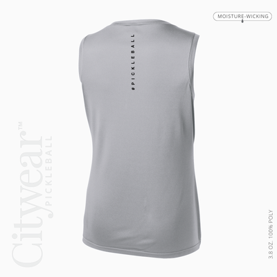 Women's V-Neck Sleeveless T-Shirt-GVL