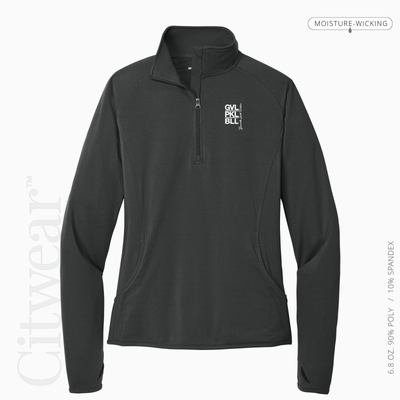 Women's Stretch Quarter-Zip Pullover-GVL