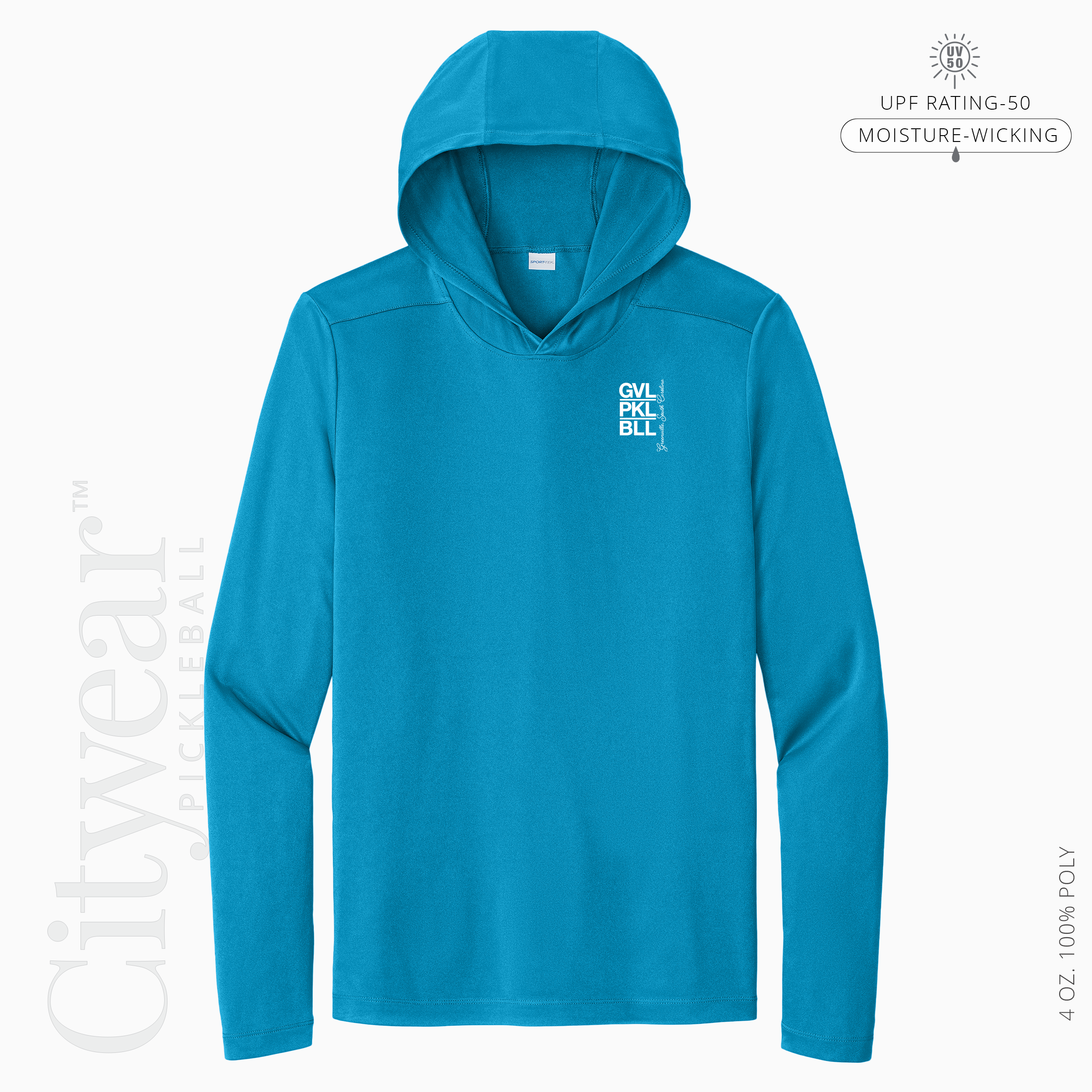 Men's UV Long Sleeve (Medallion) Hoodie-GVL