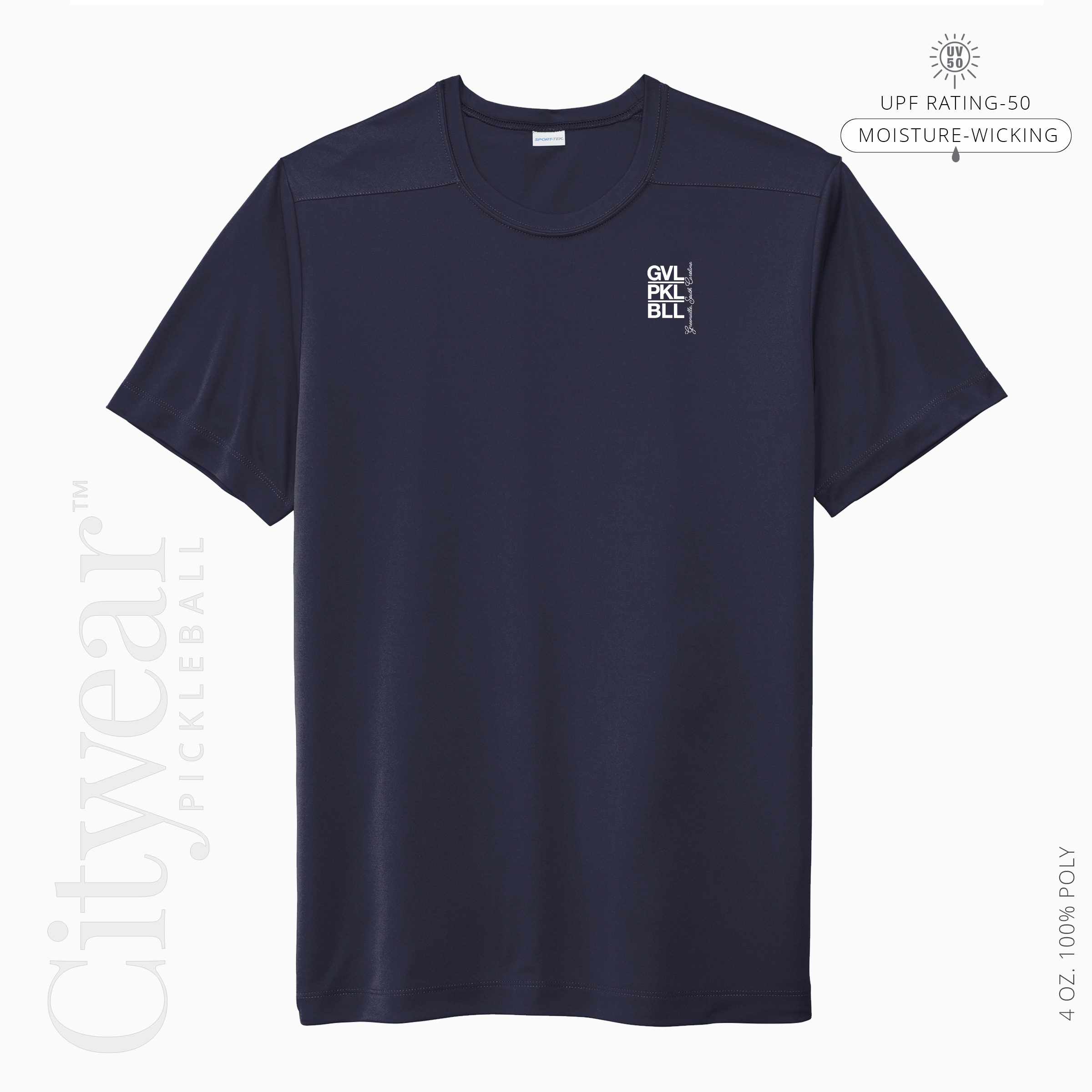 Men's UV Crewneck (Medallion) T-Shirt-GVL