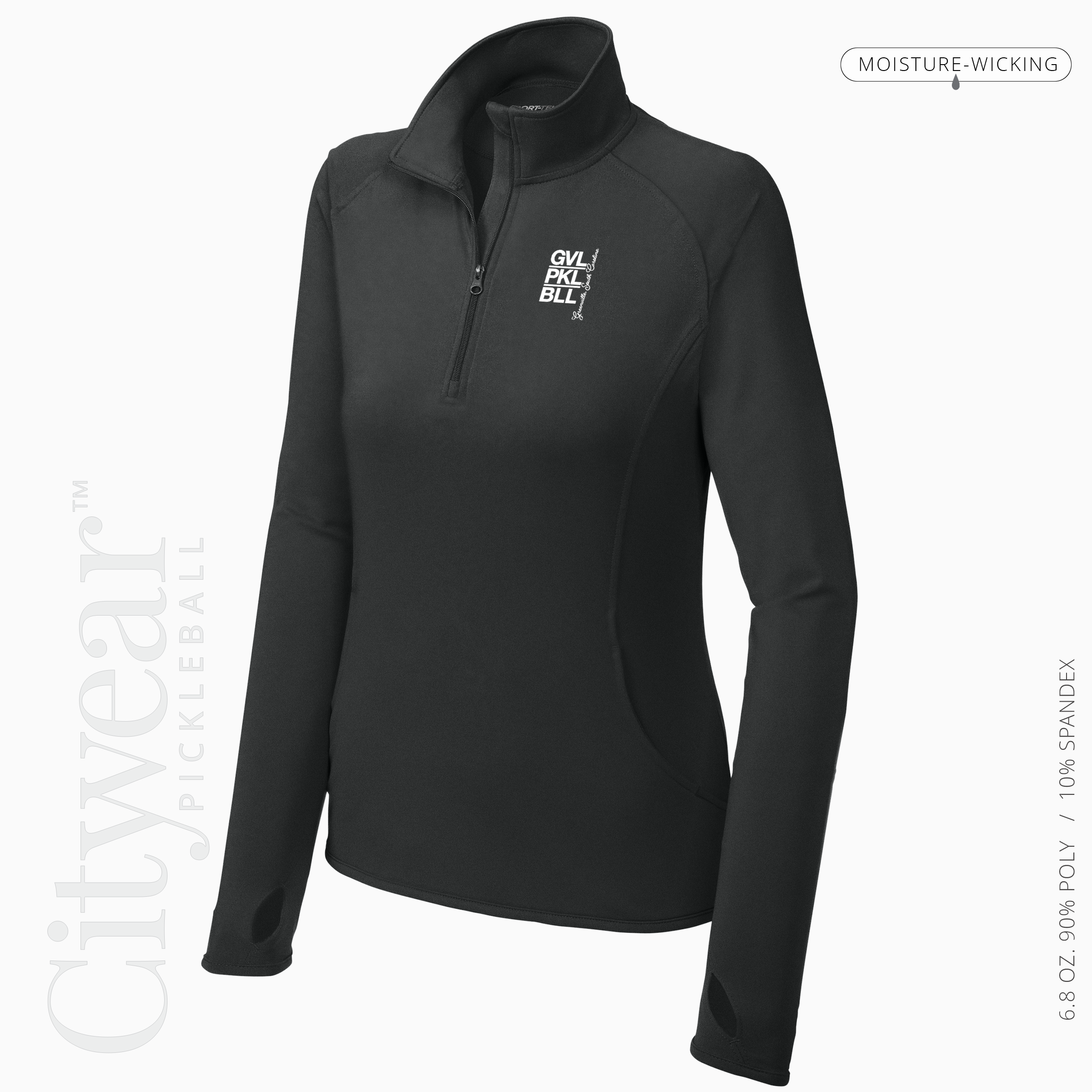 Women's Stretch Quarter-Zip Pullover-GVL