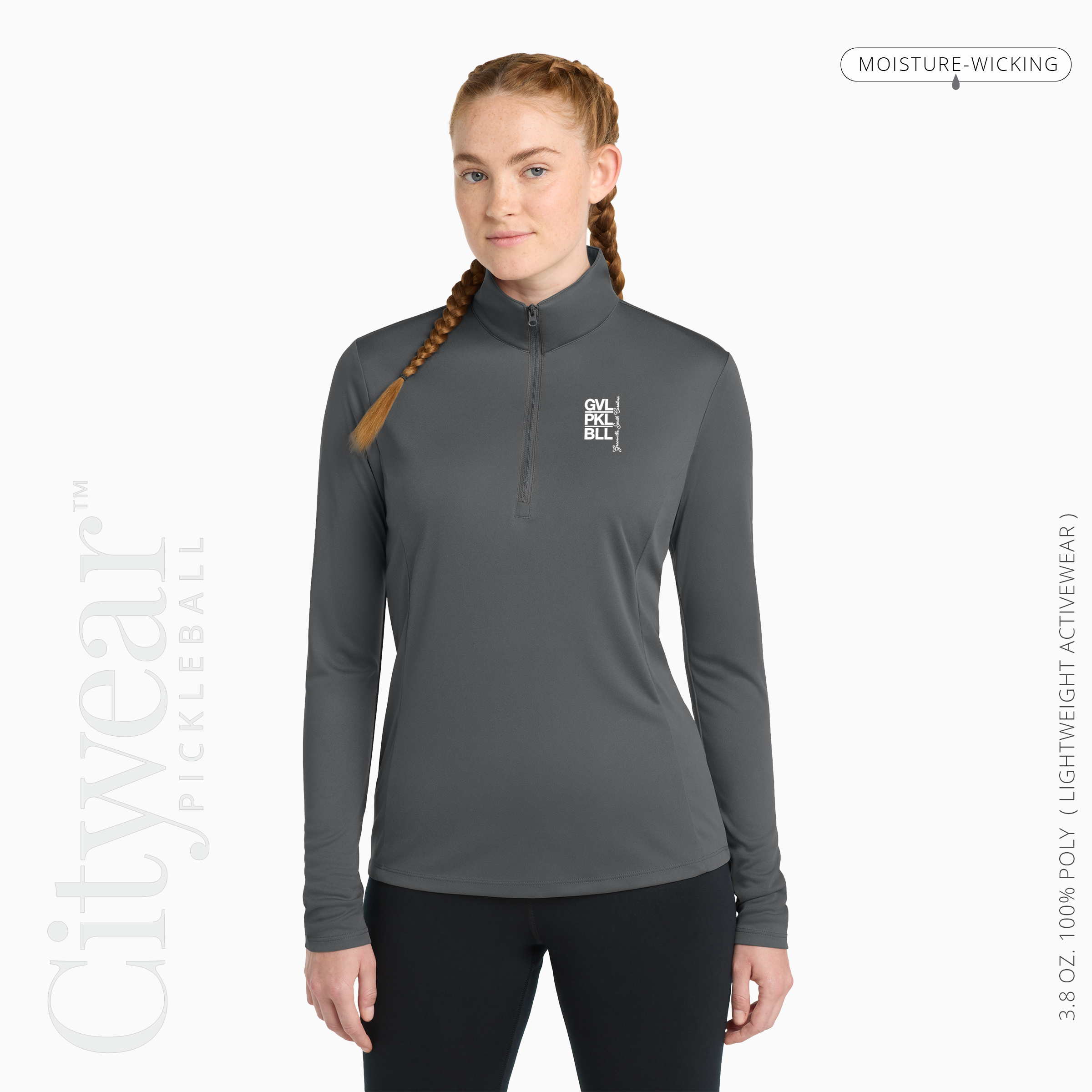 Women's Quarter-Zip Pullover-GVL