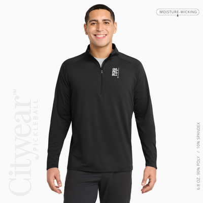 Men's Stretch Quarter-Zip Pullover-GVL