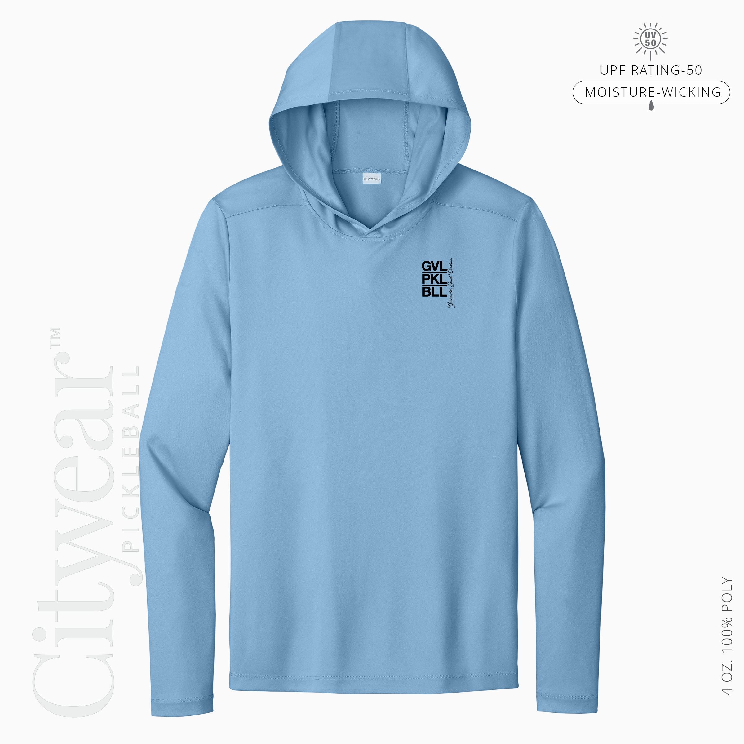 Men's UV Long Sleeve (Medallion) Hoodie-GVL