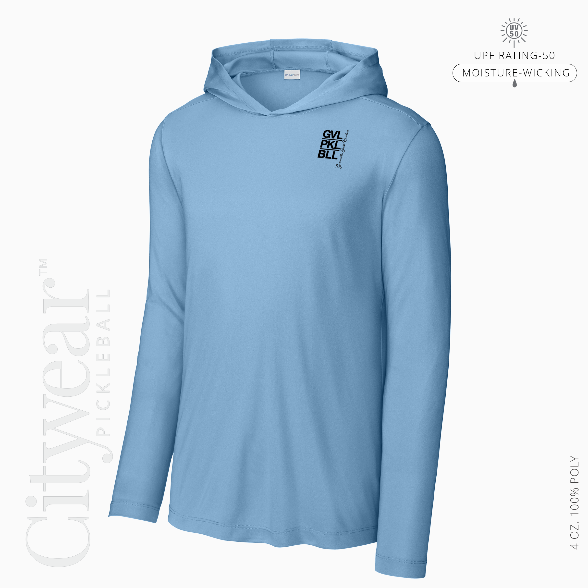 Men's UV Long Sleeve (Medallion) Hoodie-GVL