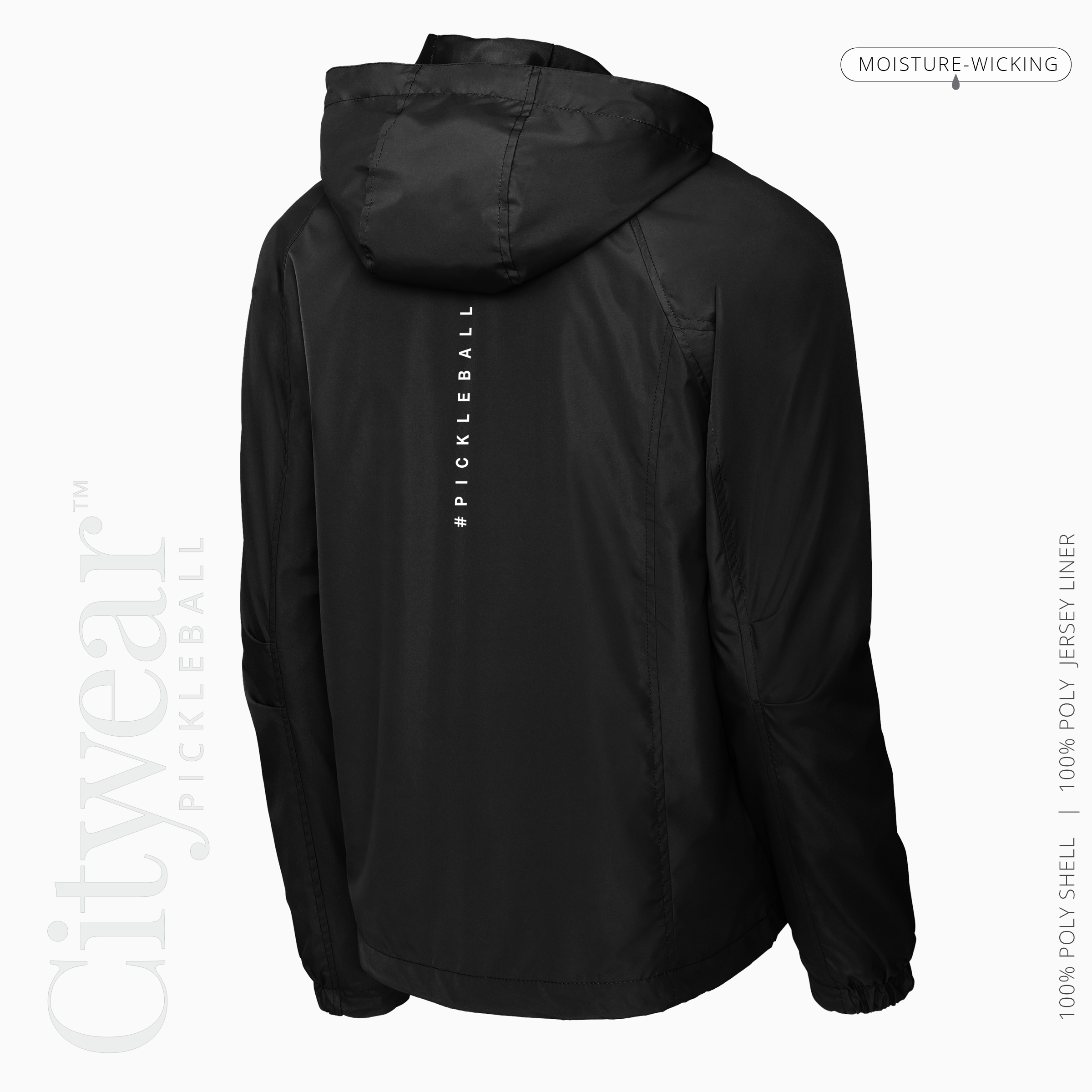 Men's Hooded Raglan Jacket-GVL