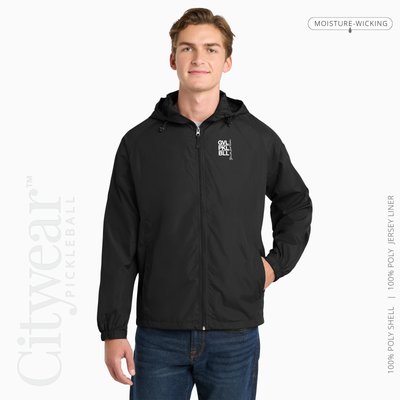 Men's Hooded Raglan Jacket-GVL