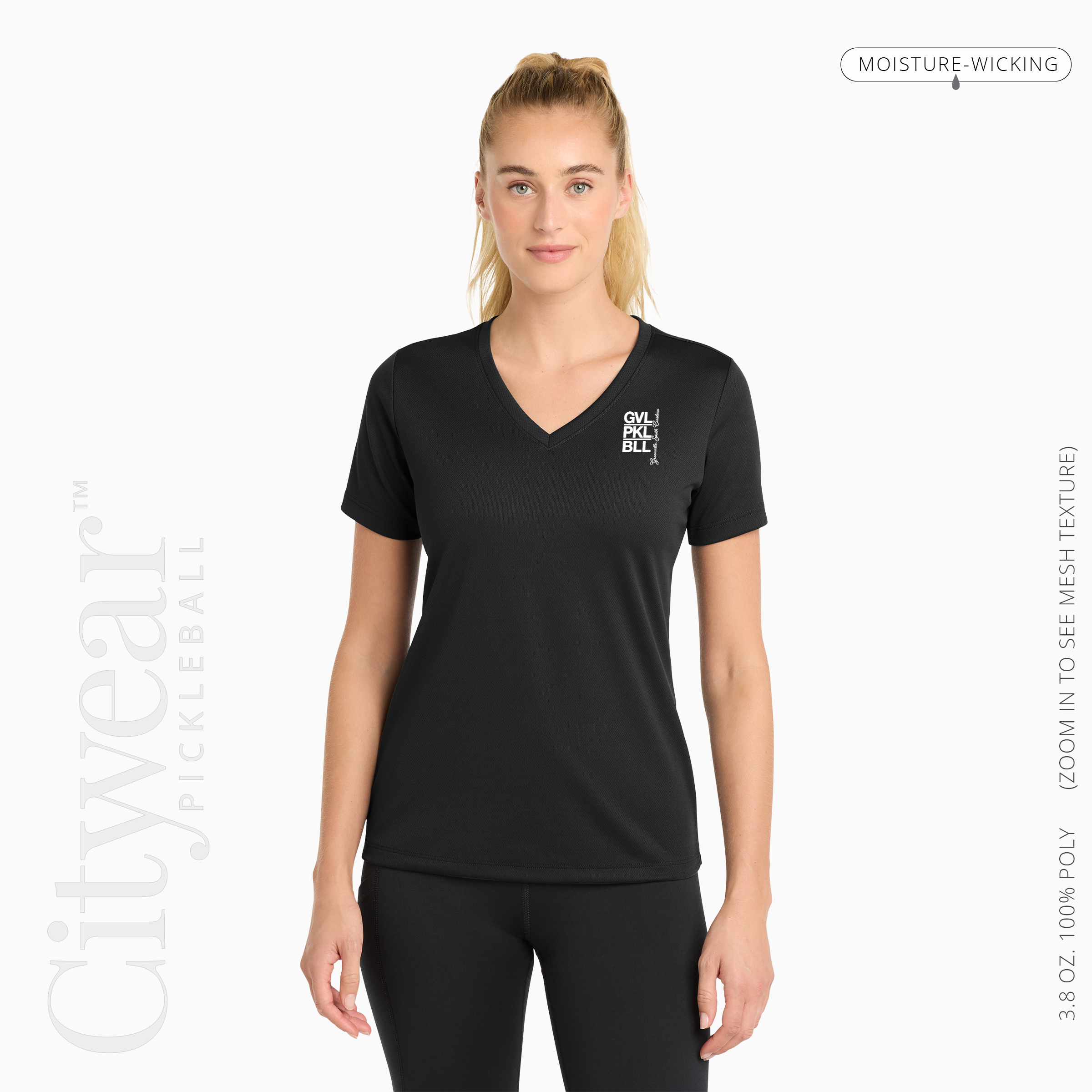 Women’s V-Neck T-Shirt-GVL