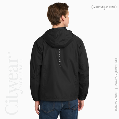 Men's Hooded Raglan Jacket-GVL