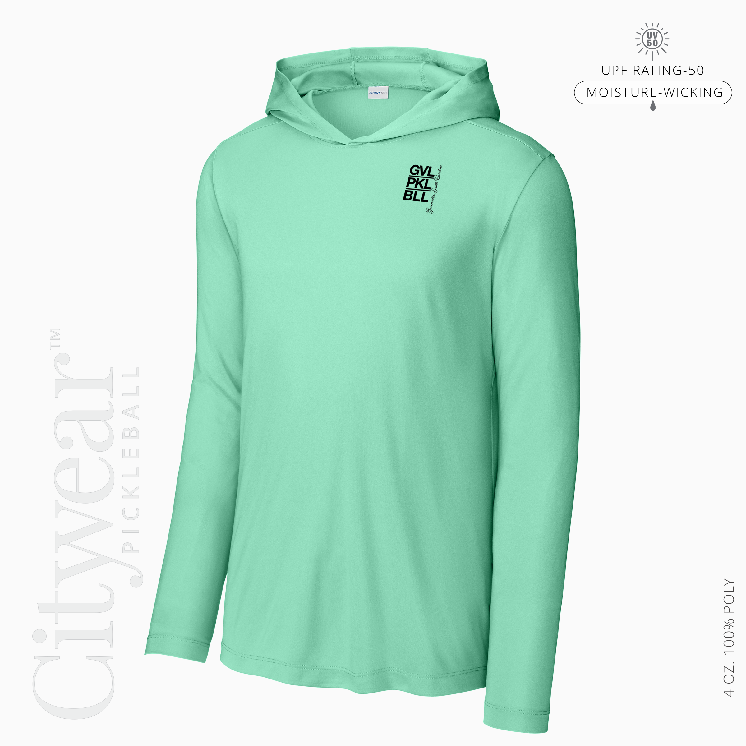 Men's UV Long Sleeve (Medallion) Hoodie-GVL