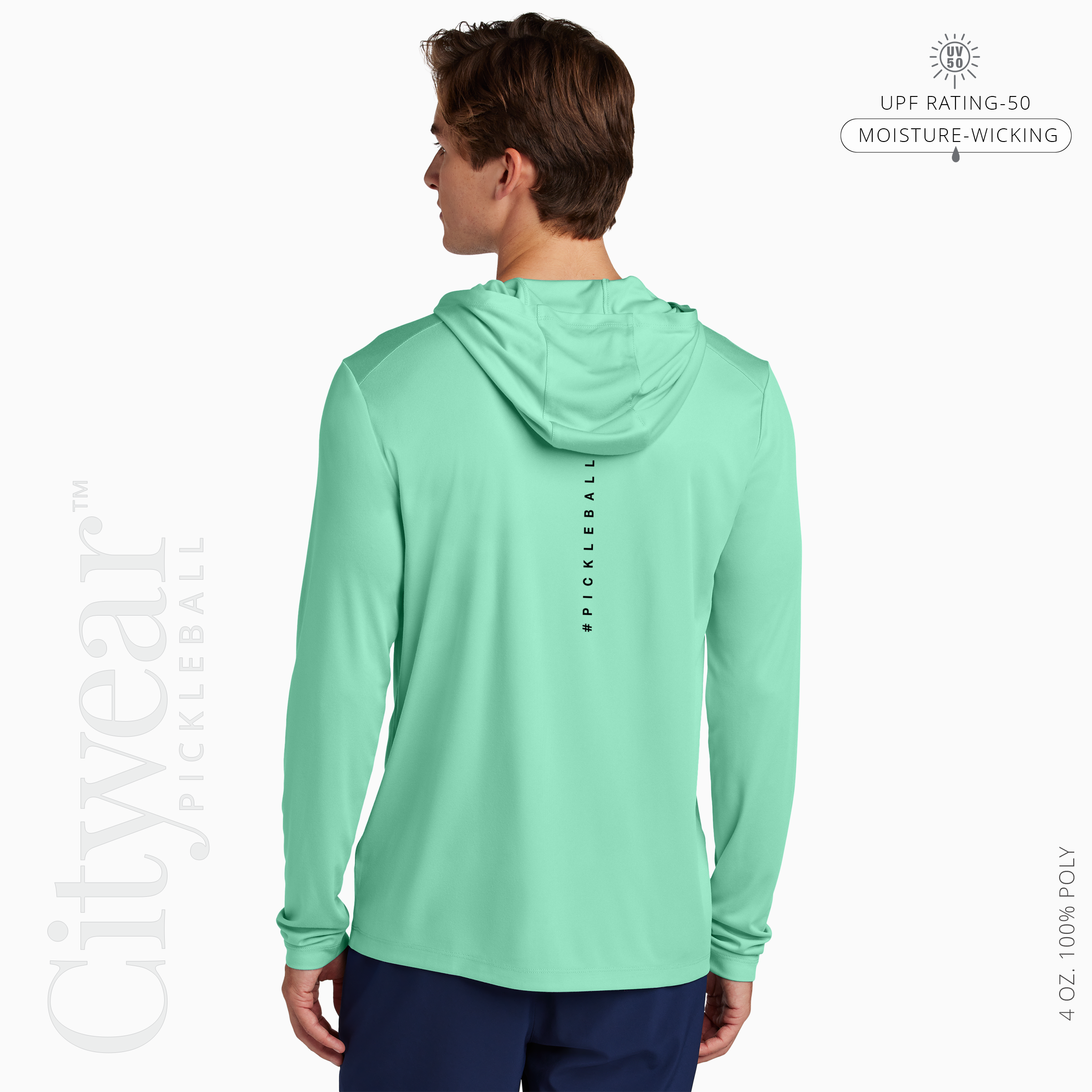 Men's UV Long Sleeve (Medallion) Hoodie-GVL