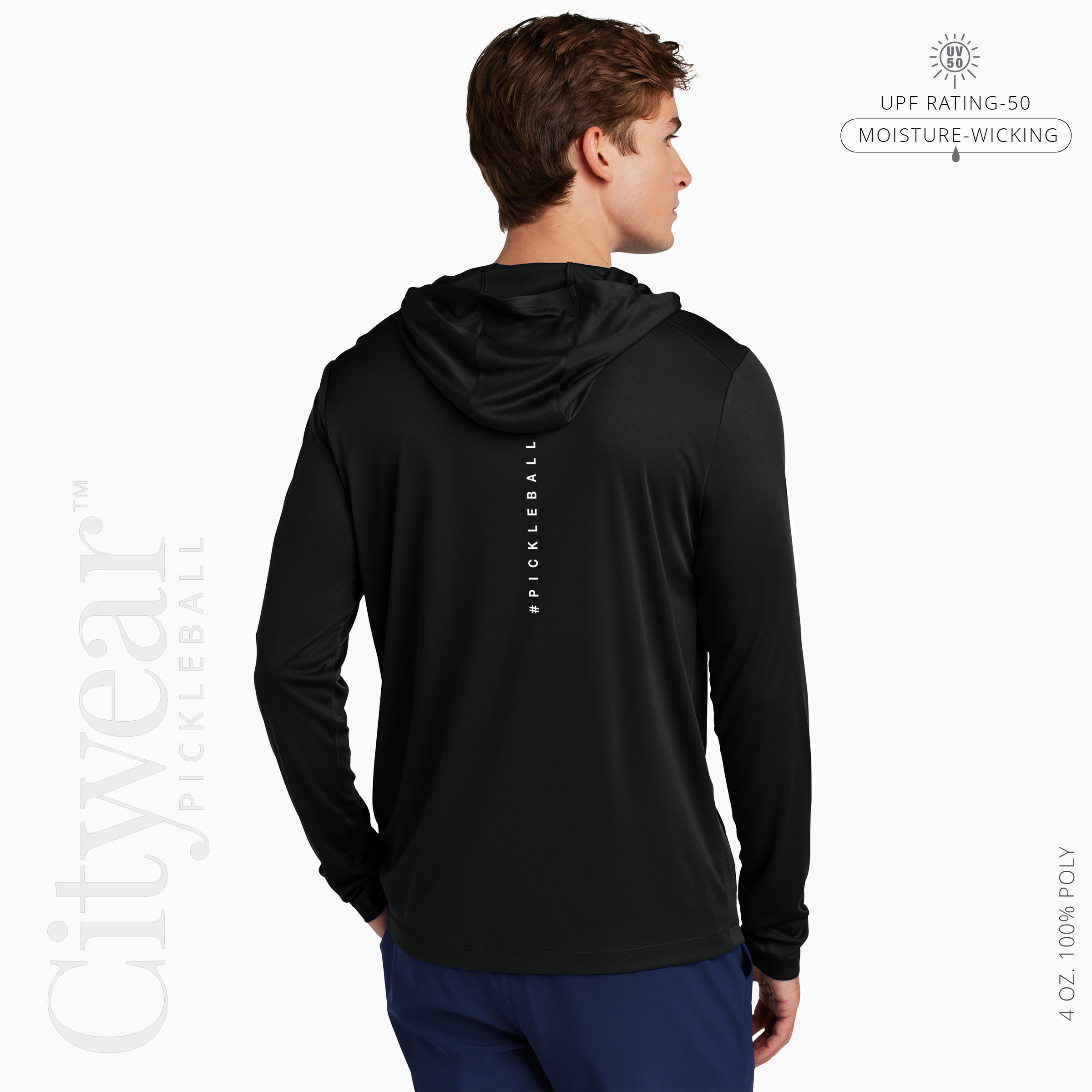 Men's UV Long Sleeve (Medallion) Hoodie-GVL