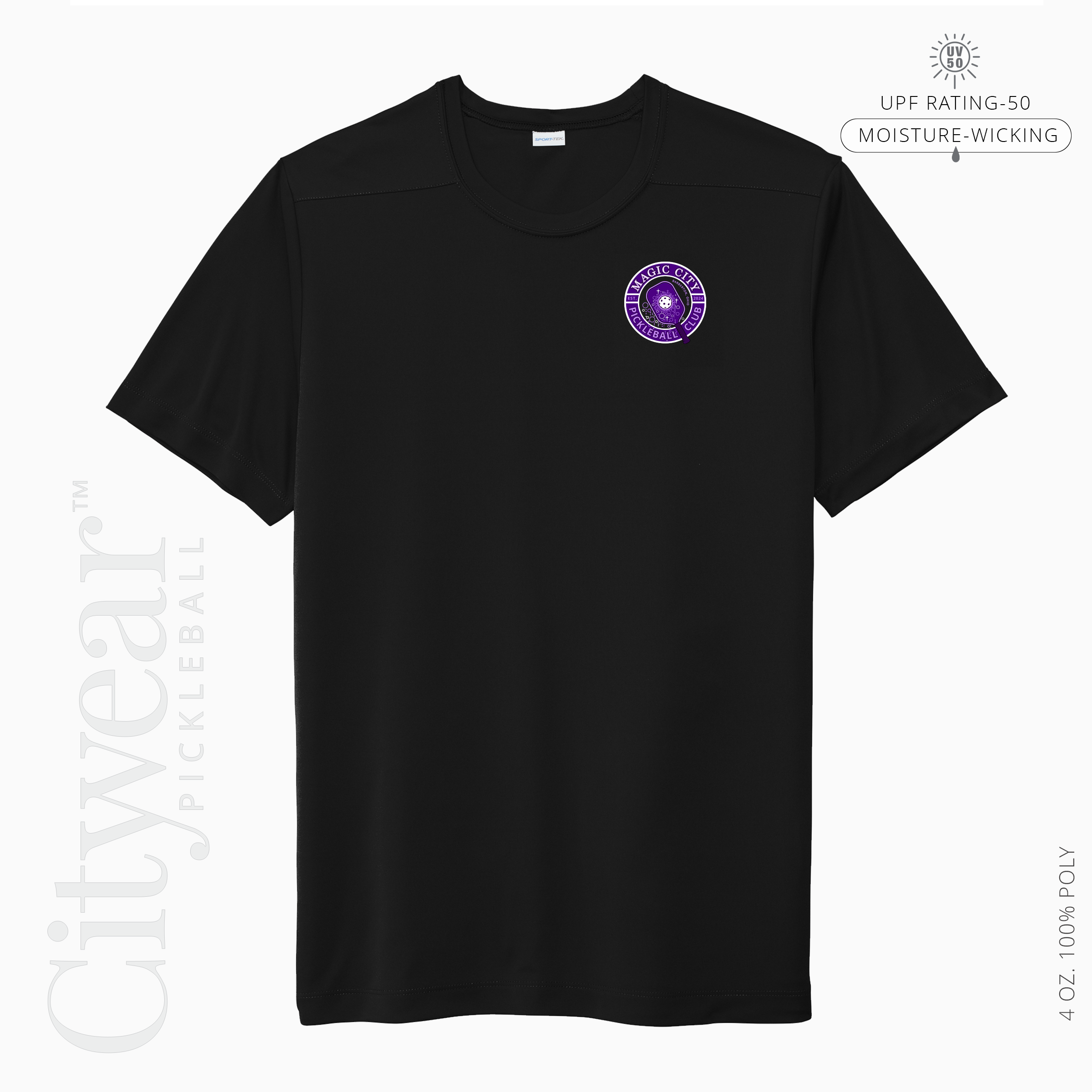 Men's UV Crewneck (Medallion) T-Shirt-MCPC