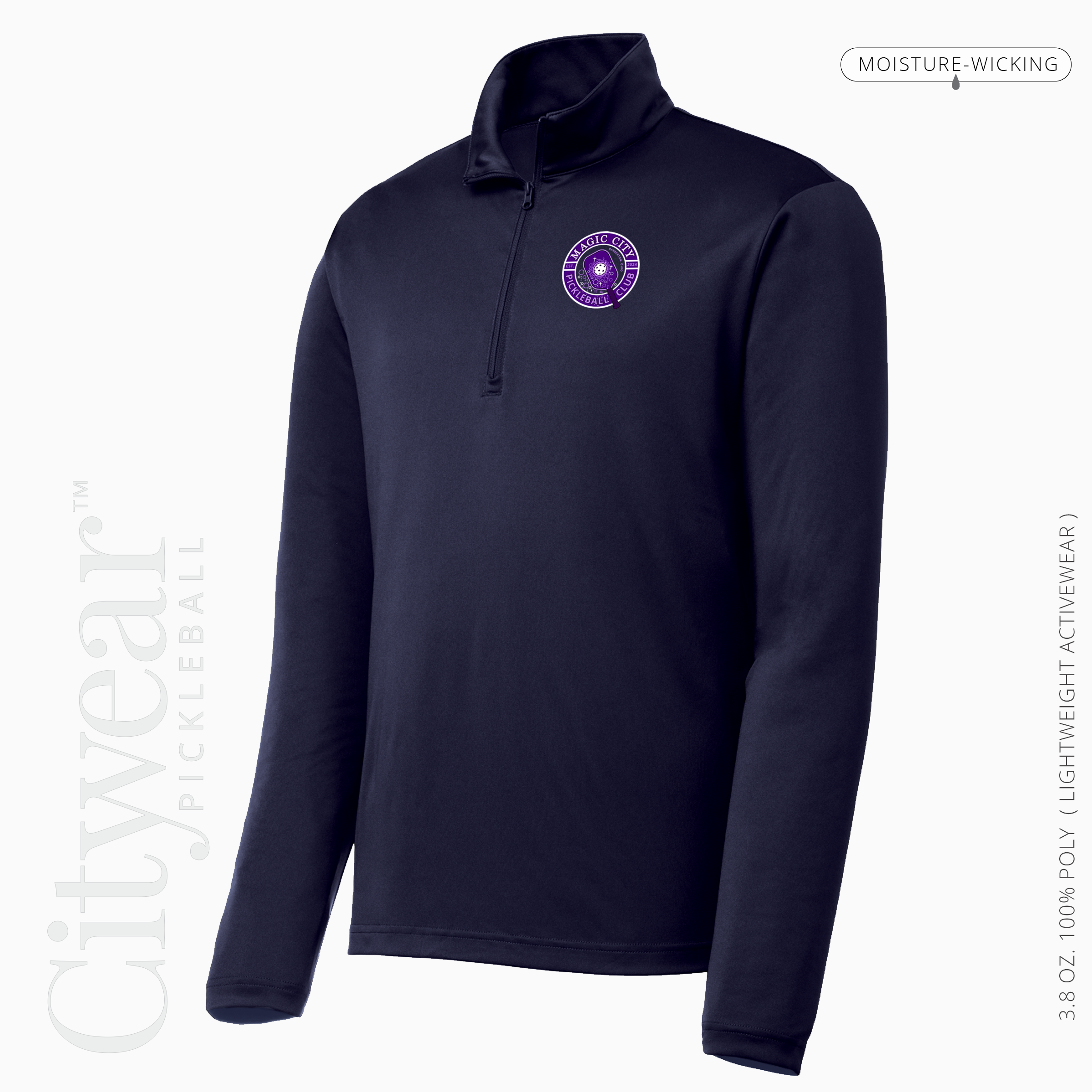 Men's Quarter-Zip Pullover-MCPC