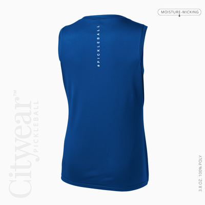 Women's V-Neck Sleeveless T-Shirt-MCPC