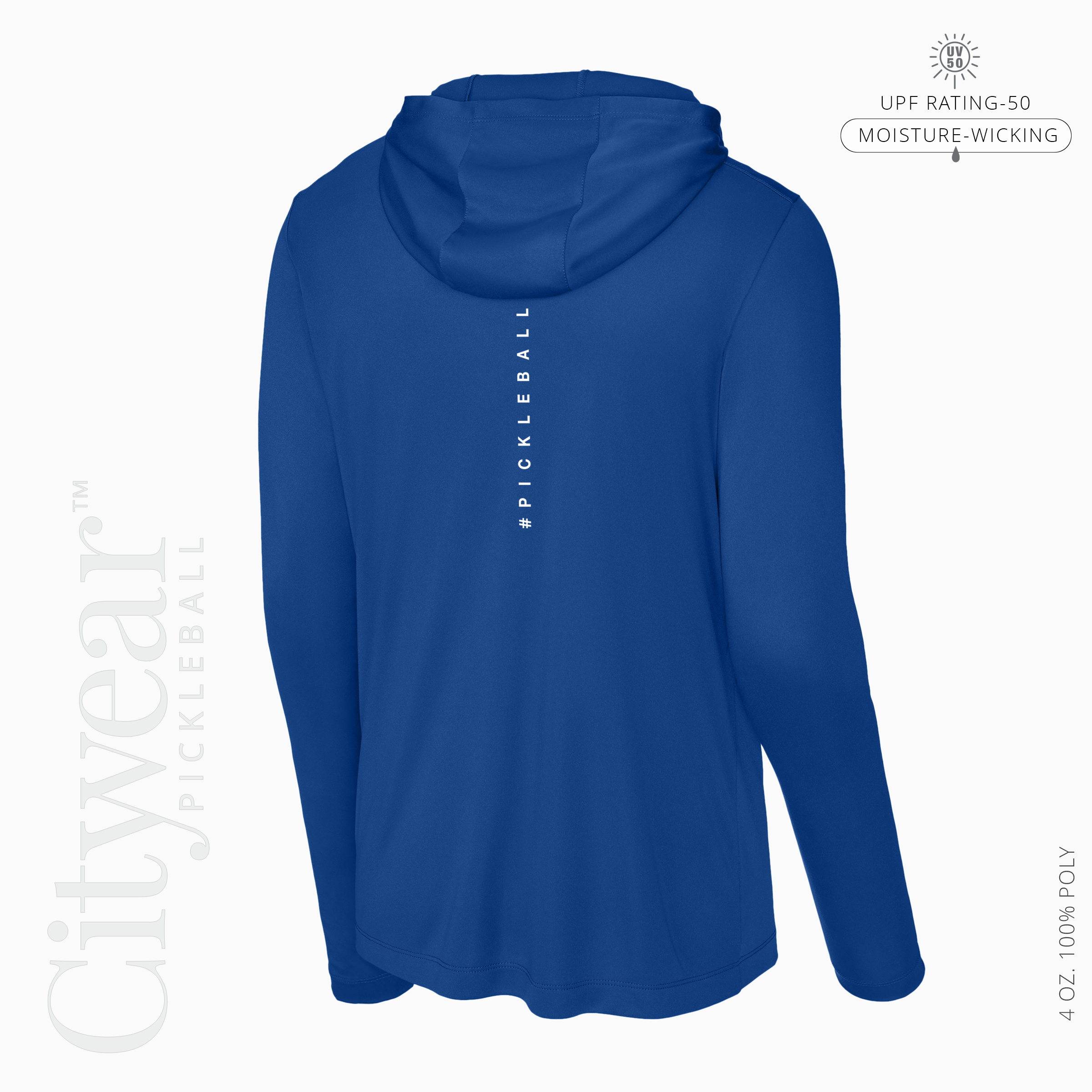 Men's UV Long Sleeve Hoodie-MCPC