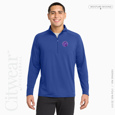 Men's Stretch Quarter-Zip Pullover-MCPC