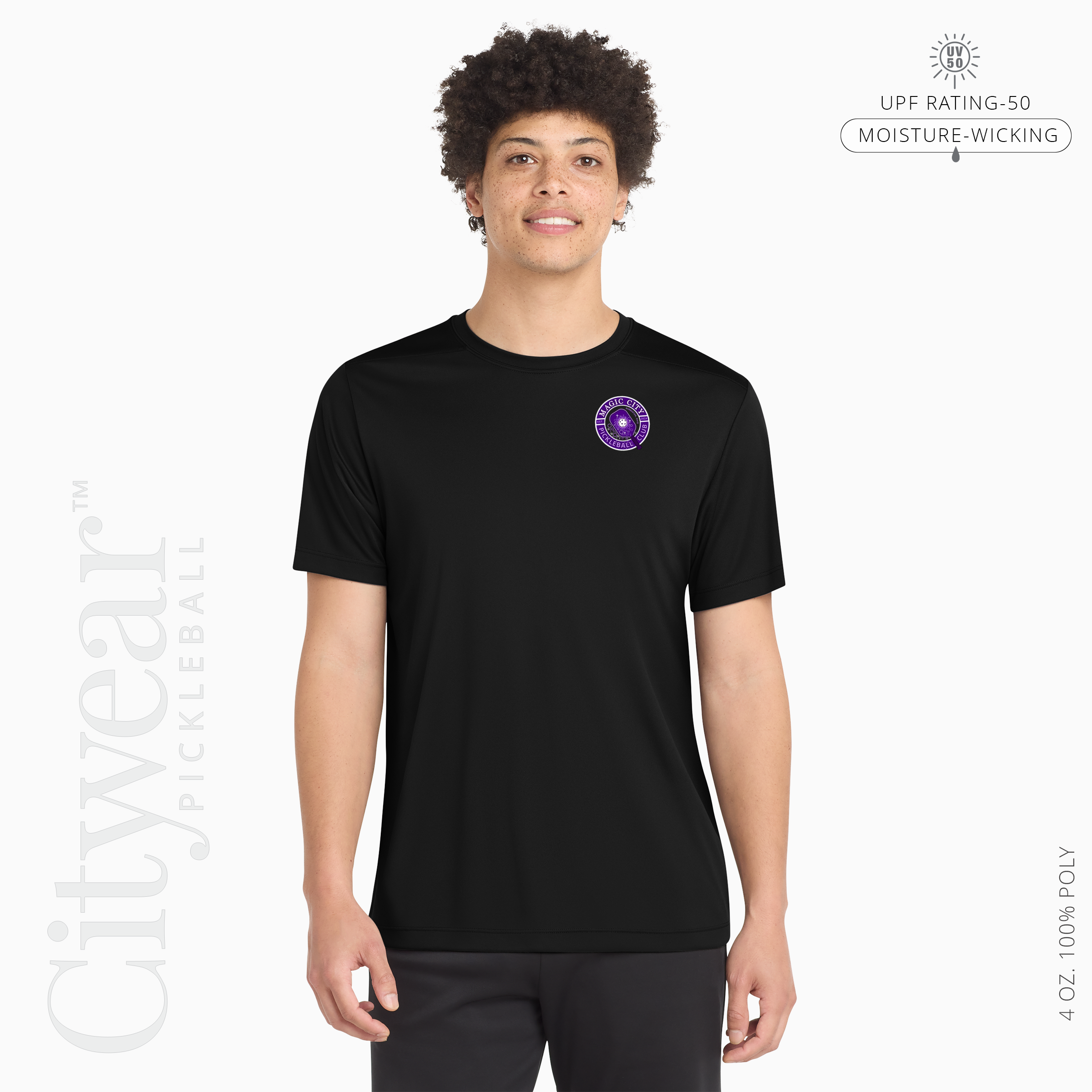 Men's UV Crewneck (Medallion) T-Shirt-MCPC