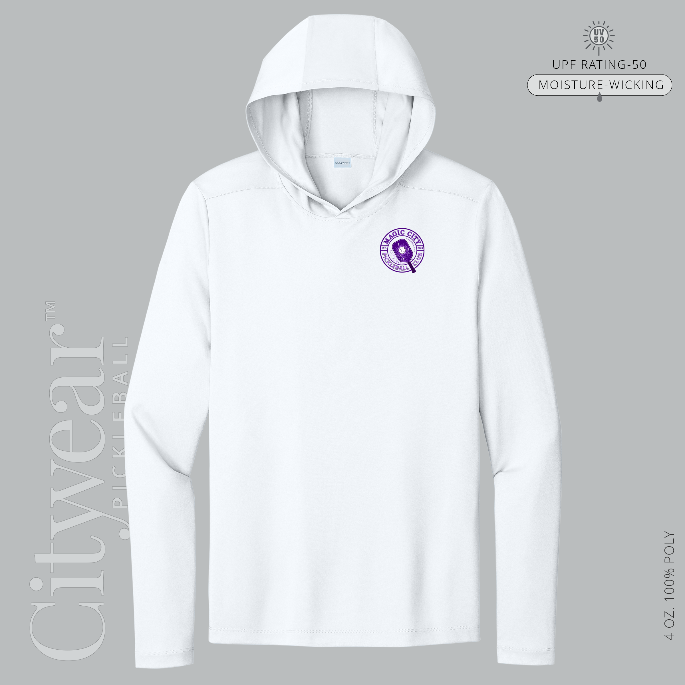 Men's UV Long Sleeve (Medallion) Hoodie-MCPC