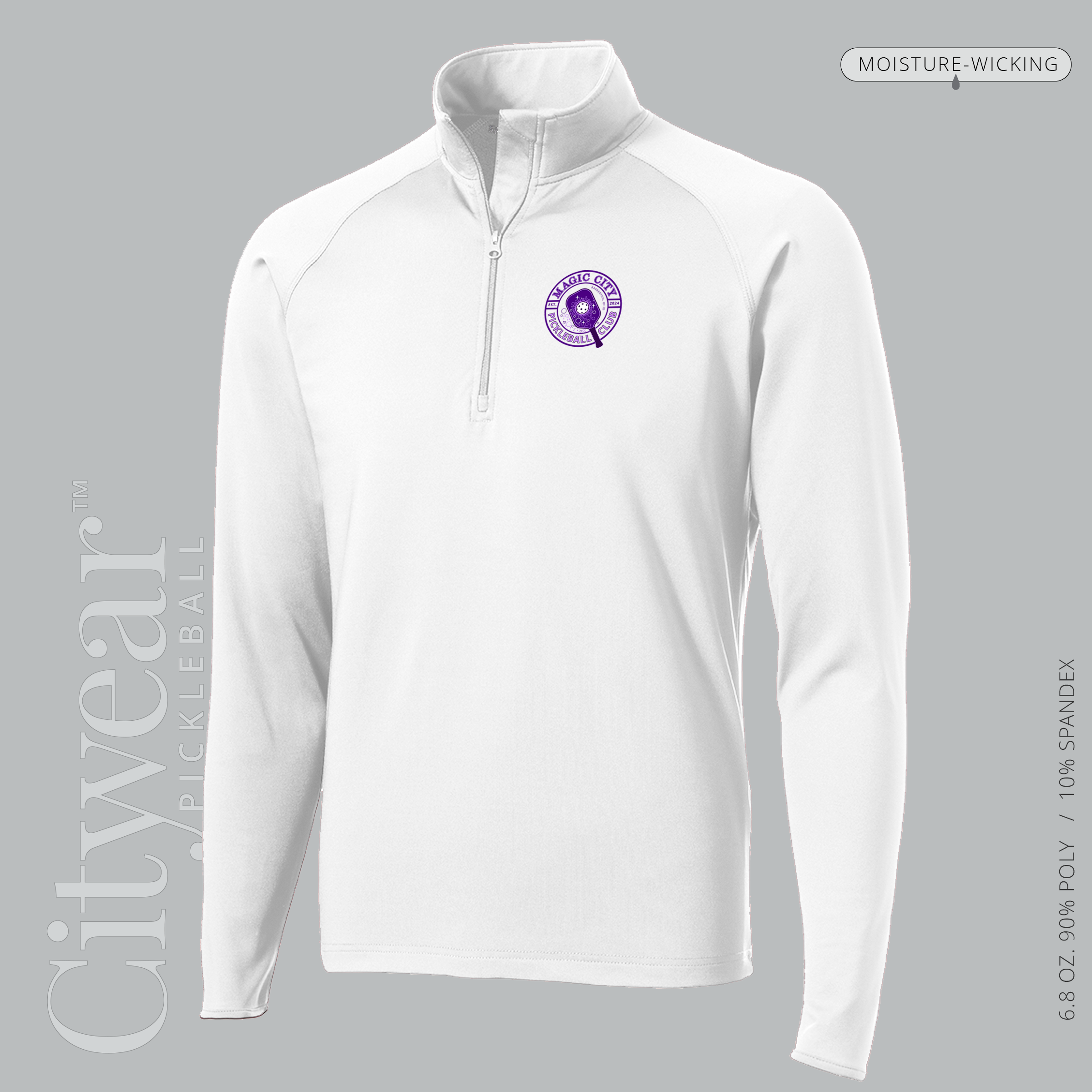 Men's Stretch Quarter-Zip Pullover-MCPC