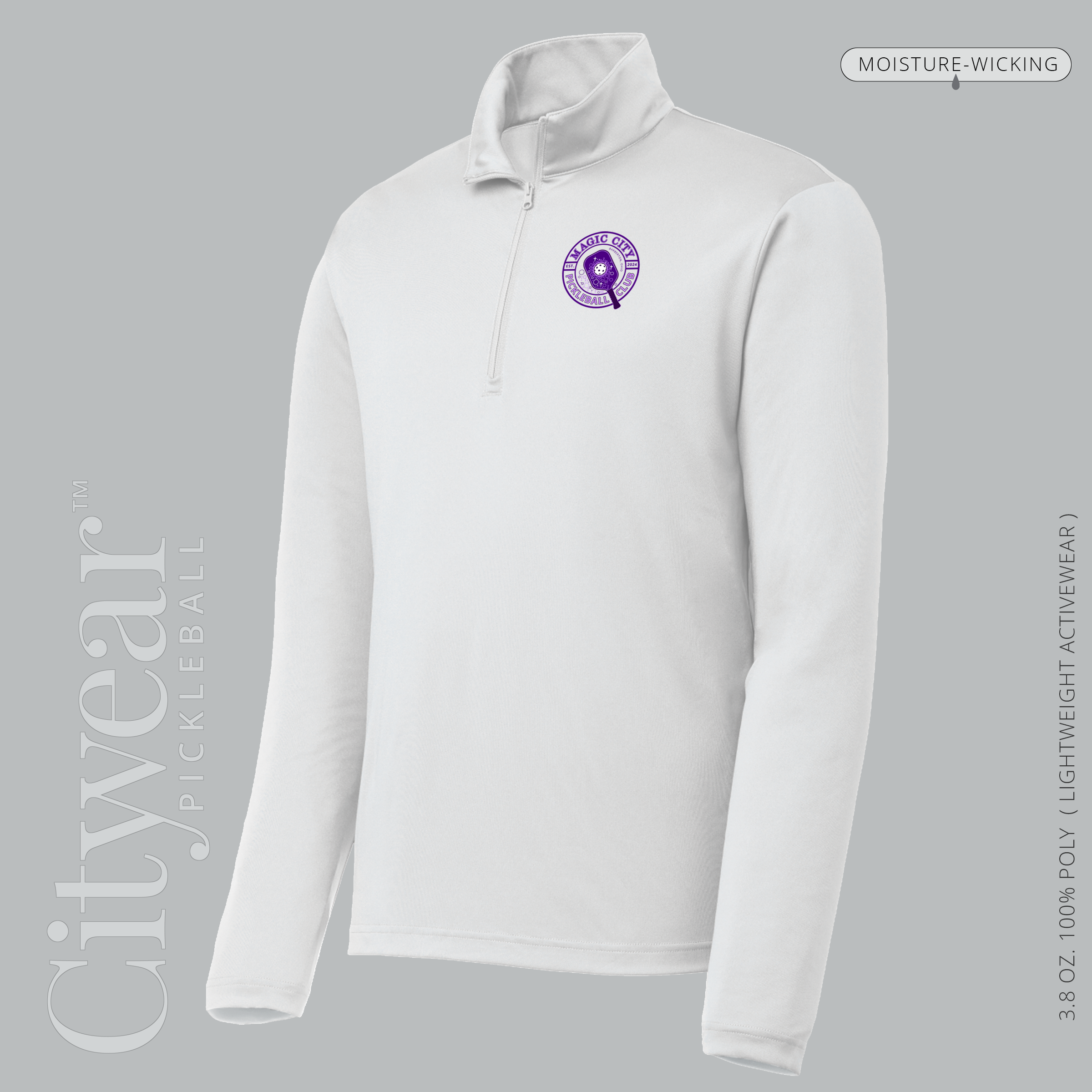 Men's Quarter-Zip Pullover-MCPC