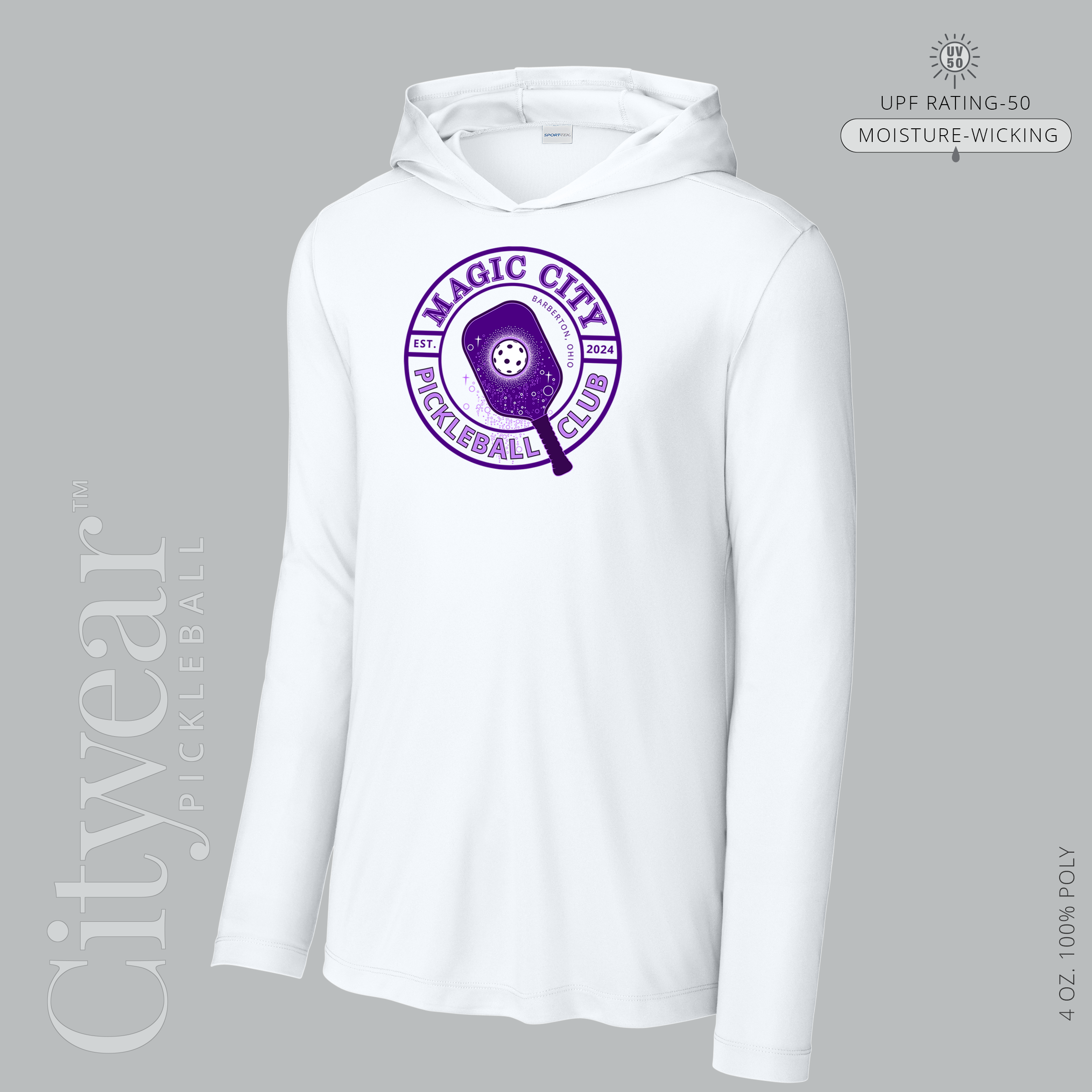 Men's UV Long Sleeve Hoodie-MCPC