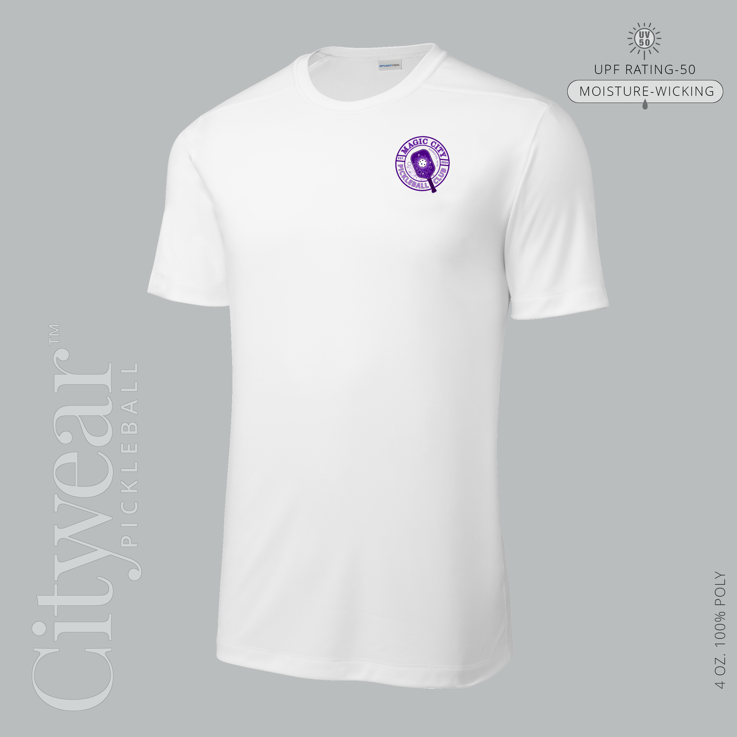 Men's UV Crewneck (Medallion) T-Shirt-MCPC