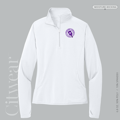 Women's Stretch Quarter-Zip Pullover-MCPC