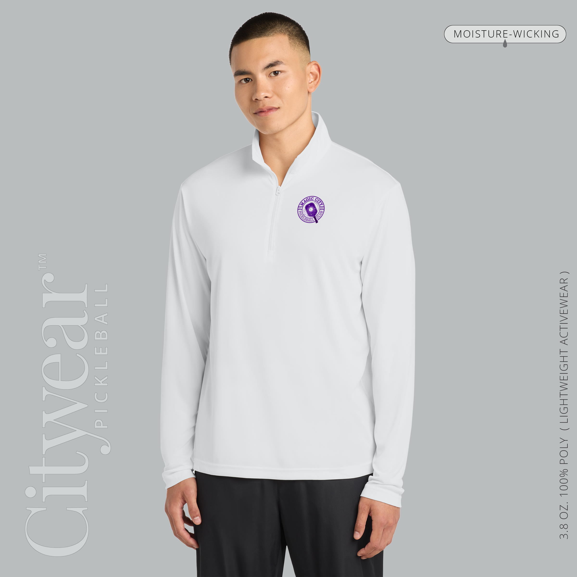 Men's Quarter-Zip Pullover-MCPC