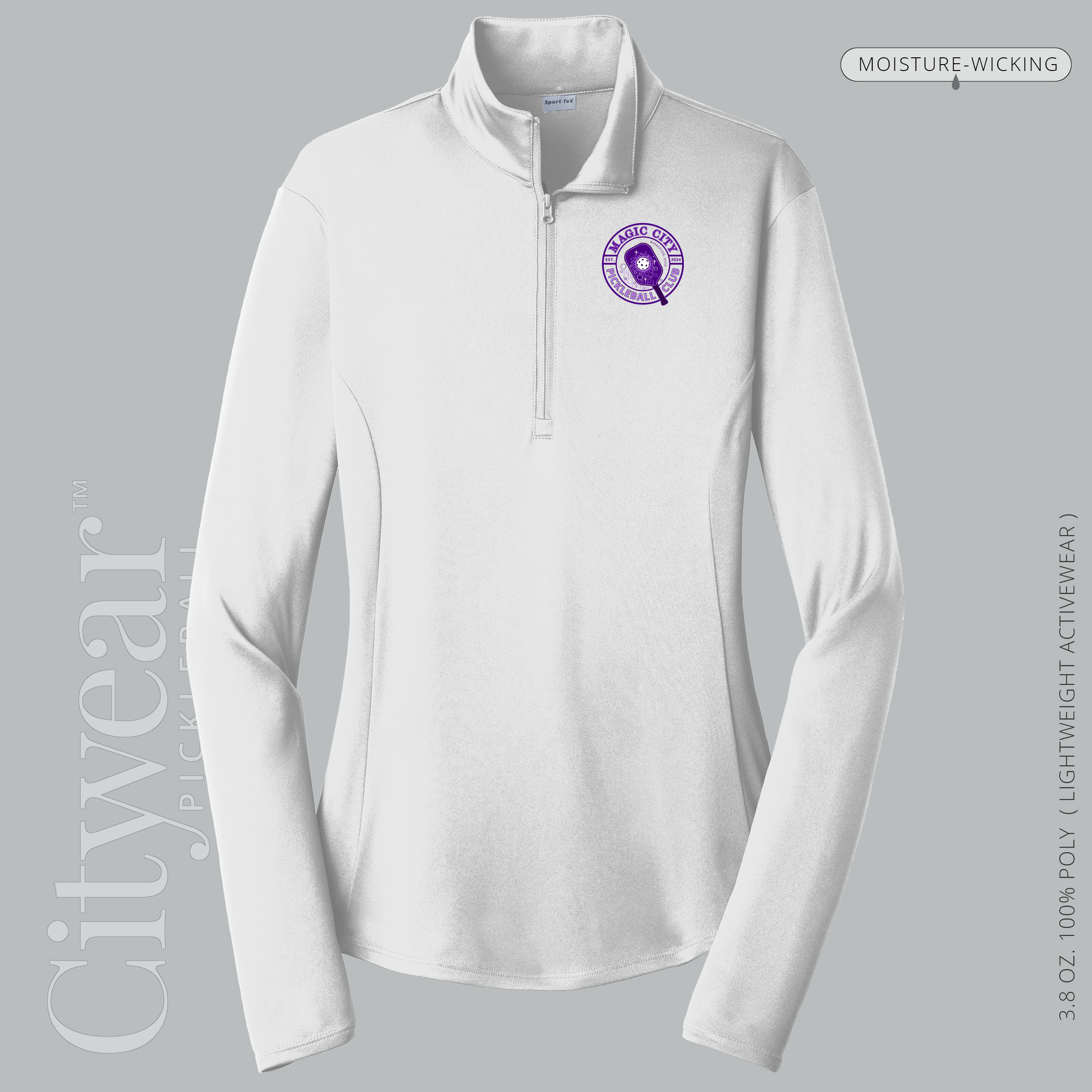 Women's Quarter-Zip Pullover-MCPC