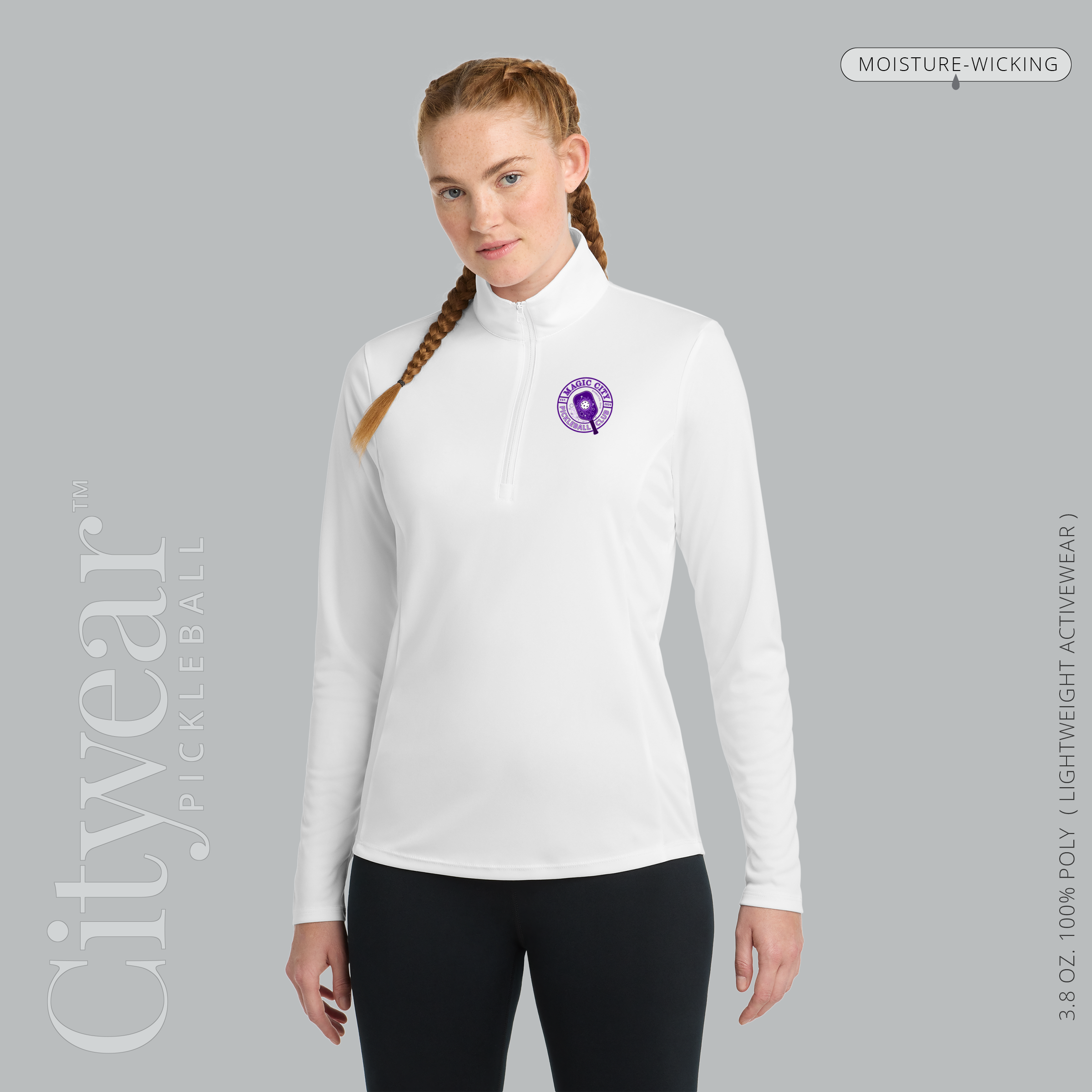 Women's Quarter-Zip Pullover-MCPC