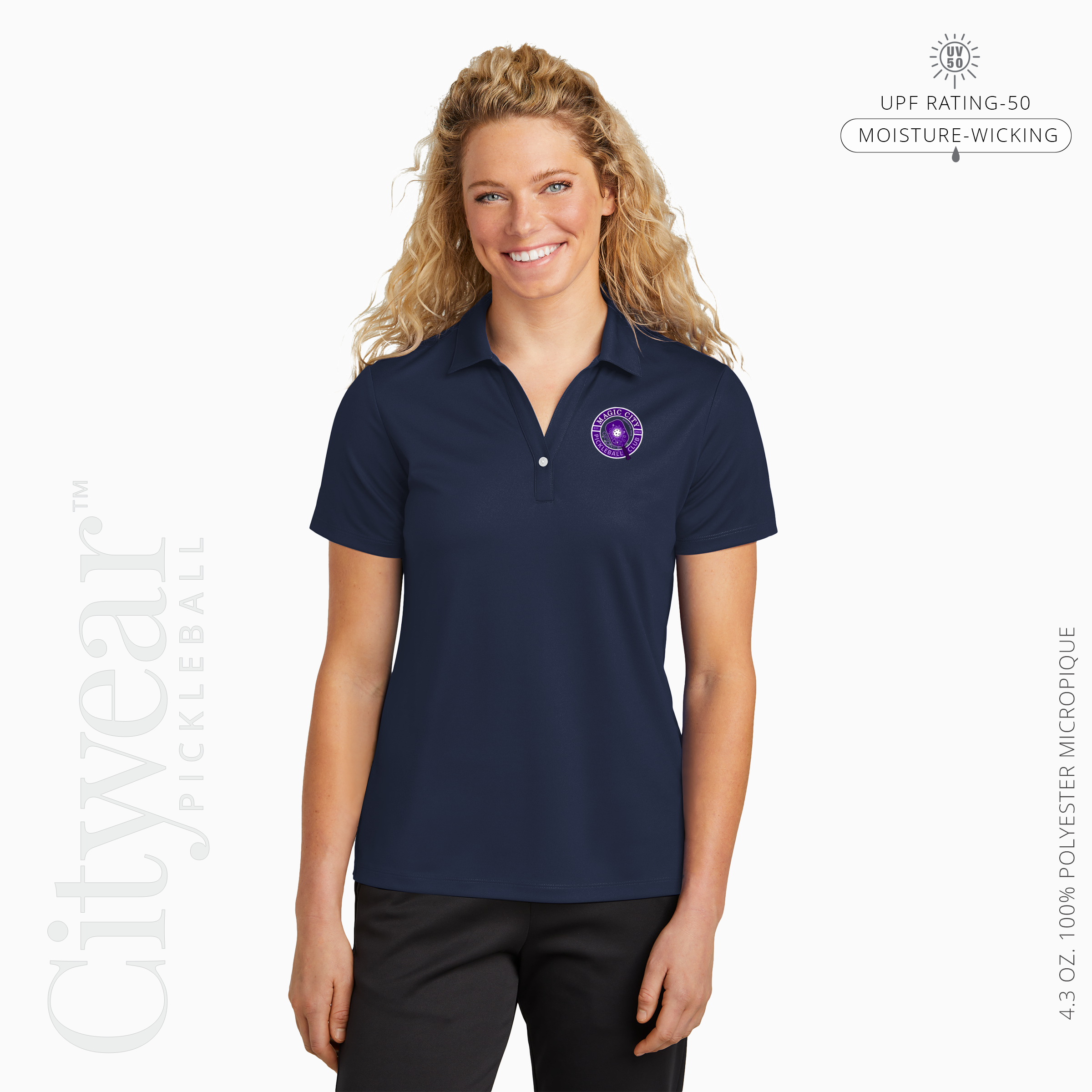 Women's UV Micropique Polo-MCPC