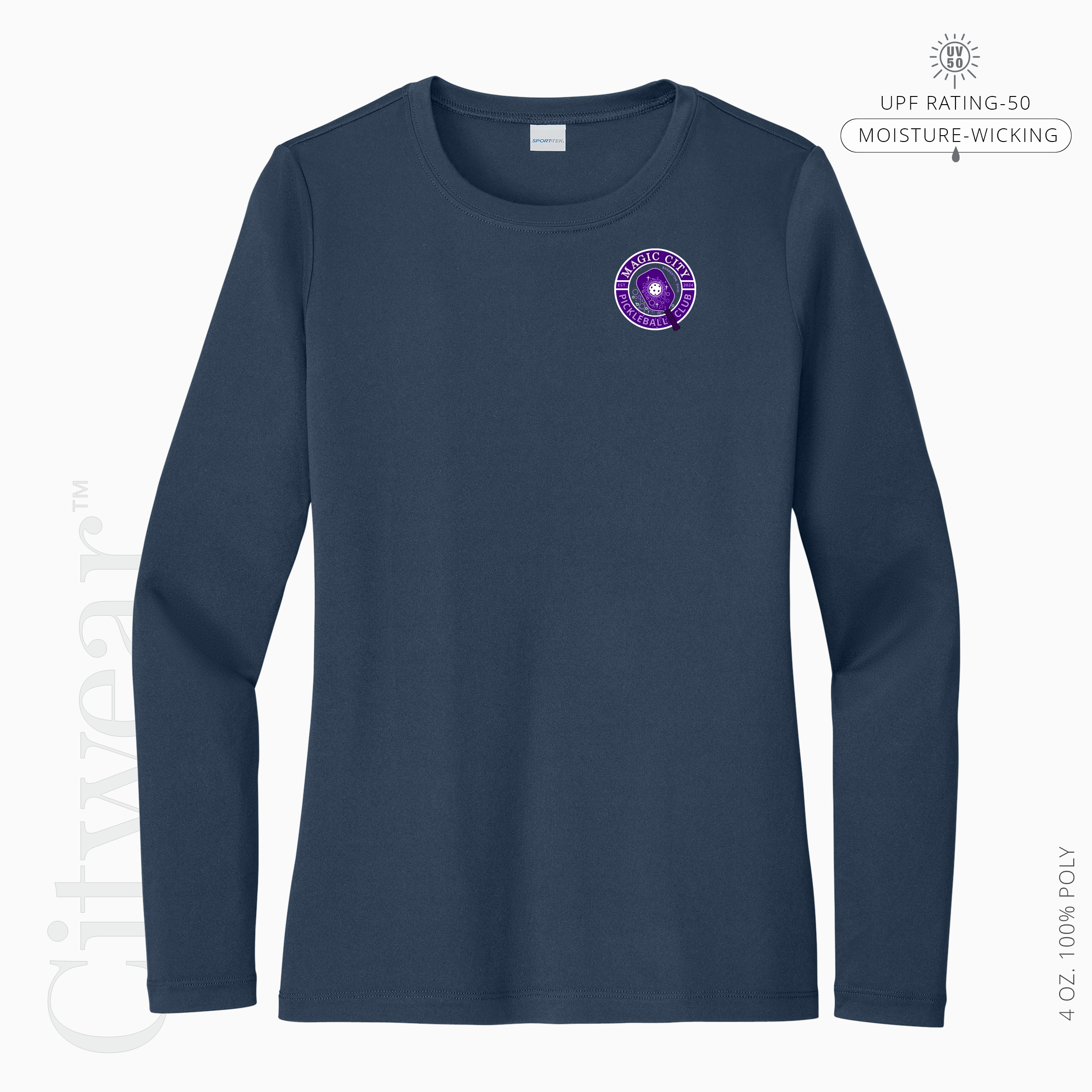 Women's UV Long Sleeve (Medallion) T-Shirt-MCPC