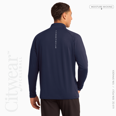 Men's Stretch Quarter-Zip Pullover-MCPC