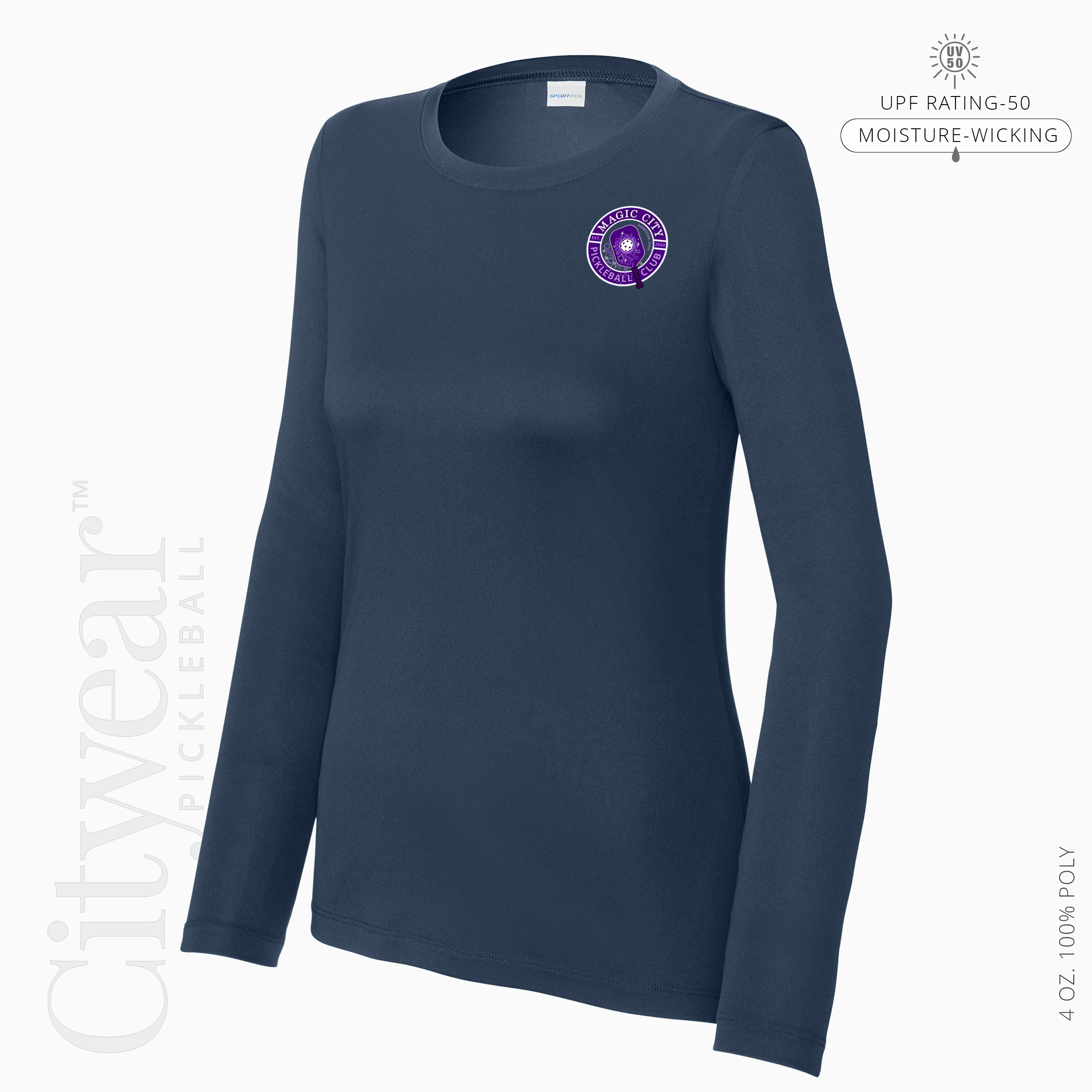 Women's UV Long Sleeve (Medallion) T-Shirt-MCPC