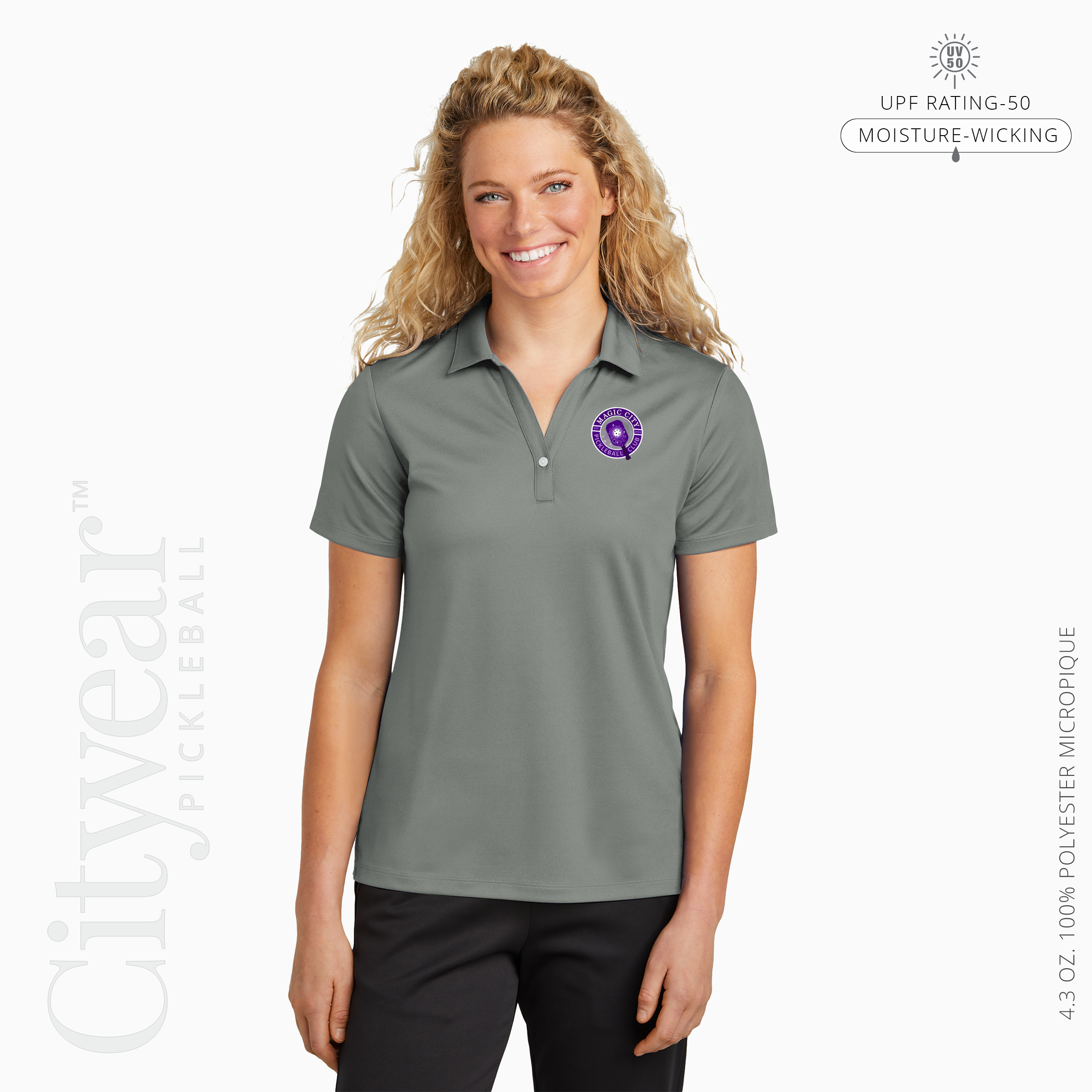 Women's UV Micropique Polo-MCPC